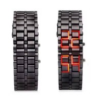 Montre numérique LED Style Iron Samurai